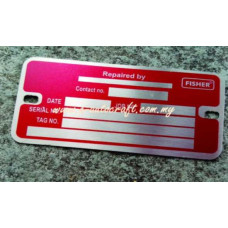 Label Tag Stainless Steel<br>Full Color Printing<br>LTSS_02